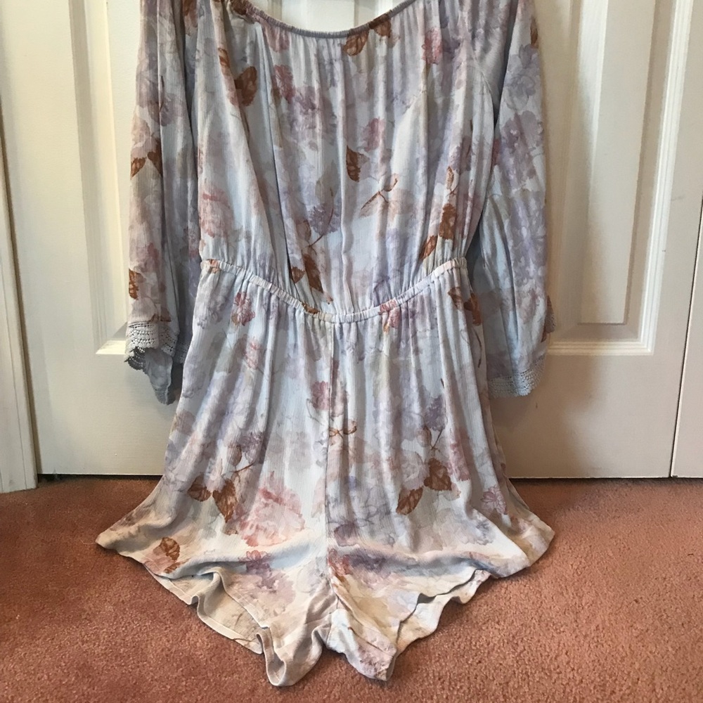 Off the shoulder Romper NEVER WORN